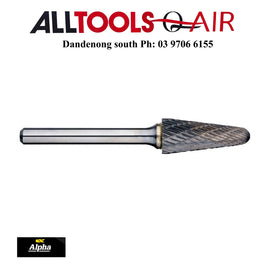 Alpha Included Angle Carbide Burr Imperial Shank - Various Sizes + $10.60 Postage