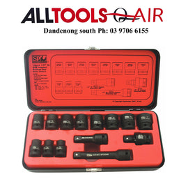 SP 1/2"DR  IMPACT SOCKET SET - 14 pc IMPERIAL - P/n SP20315 + $13.50 postage