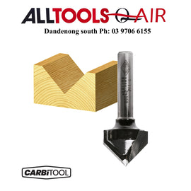 Carbitool 2 Flute – VEE GROOVE BIT 31.3 X 90 DEG TCT 1/2 P/n T128-1/2+$10.60 Postage