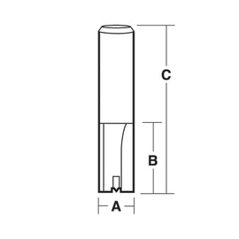 Carbitool 2 Flute – 13mm End Cutting Carbide Tipped router bit 1/2 SHK P/n T1413ME/C + $10.60 Postage