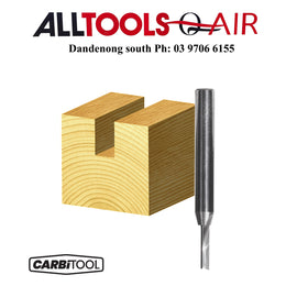 Carbitool Long Series Single Flute – 6.35mm Solid Carbide router bit P/n T1808S + $10.60 Postage