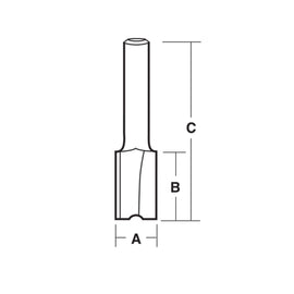 Carbitool 2 Flute – 14mm Carbide Tipped Router Bit P/n T214M + $10.60 Postage