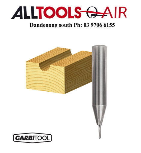 Carbitool  4.8mm Single Flute – Veining Bit – Solid Carbide P/n T306+ $10.60 Postage