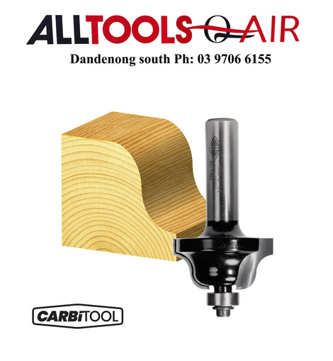 Carbitool  2 Flute – 6.35mm Radius Roman Ogee Bit with Ball Bearing – Carbide Tipped P/n T5708B1/2+ $10.60 Postage