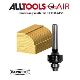 Carbitool 2 Flute – Radius 6.35mm Beading Bit with Ball Bearing Guide – Carbide Tipped P/n T608B-1/2+ $10.60 Postage