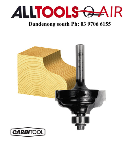 Carbitool  2 Flute – 4.80MM Radius Ogee Bit With Ball Bearing – Carbide Tipped P/n T7506B + $10.60 Postage