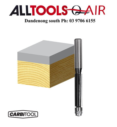Carbitool  2 Flute – 12.70mm Flush Trimming Bit with Ball Bearing Guide – Carbide Tipped P/n TS8016B + $10.60 Postage