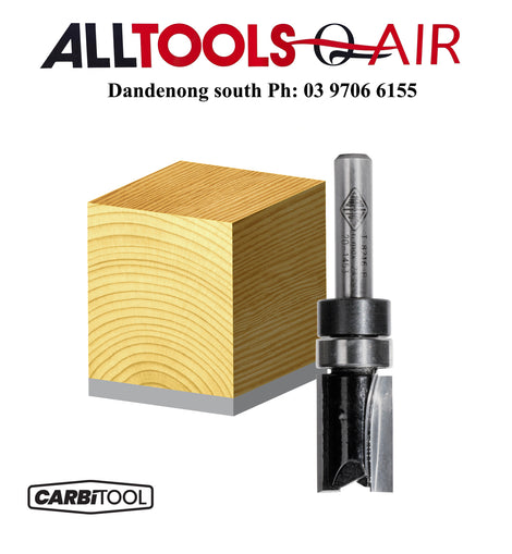 Carbitool  2 Flute – 15.90mm Inverted Flush Trimming Bit with Ball Bearing Guide – Carbide Tipped P/n T8220B + $10.60 Postage