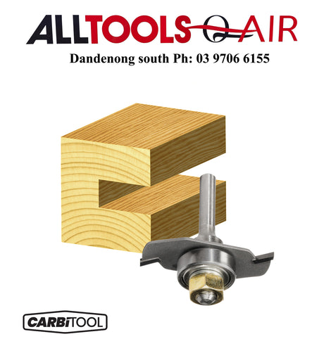 Carbitool  2 Flute – 3.2MM Assembly with Ball Bearing Guide – Carbide Tipped P/n TA5003.2MB + $10.60 Postage