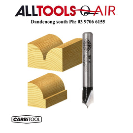 Carbitool  2 Flute – 6.35mm Radius Beading Bit Fine Point – Carbide Tipped P/n TBF8 + $10.60 Postage