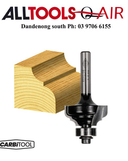 Carbitool  2 Flute – 4.80mm Radius Provincial Bit with Ball Bearing Guide – Carbide Tipped P/n TCR12B+ $10.60 Postage