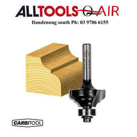 Carbitool  2 Flute – 3.2mm Radius Provincial Bit with Ball Bearing Guide – Carbide Tipped P/n TCR8B+ $10.60 Postage