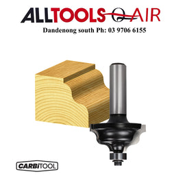 Carbitool  2 Flute – Double Ogee Bit with Ball Bearing Guide – Carbide Tipped P/n TDO8B+ $10.60 Postage