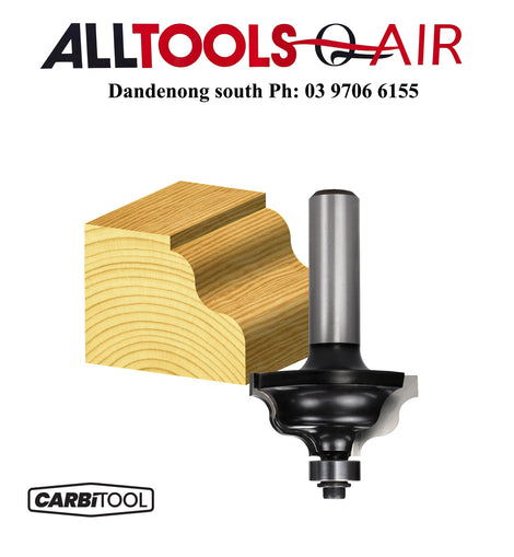 Carbitool  2 Flute – Double Ogee Bit with Ball Bearing Guide – Carbide Tipped P/n TDO8B+ $10.60 Postage