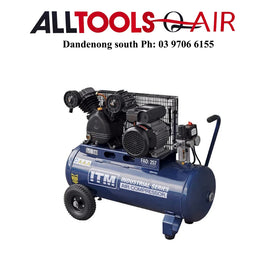 ITM AIR COMPRESSOR, BELT DRIVE, 2.5HP 60LTR FAD 257L/MIN P/n TM351-25060