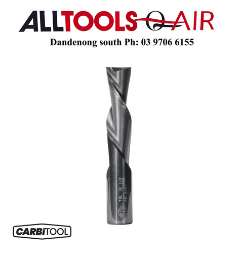 Carbitool  2 Flute – 6.35mm For Non Ferrous Metals – Down Cut – Solid Carbide P/n TSL8 + $10.60 Postage