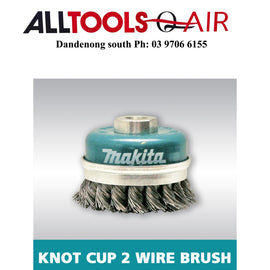Makita Knot Cup 2 Wire Brush 100 x M14 P/n D-55223