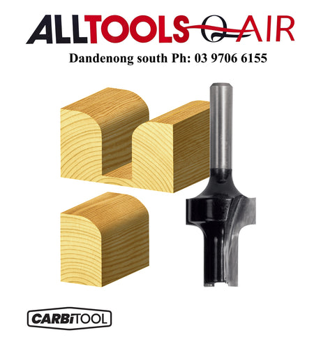 Carbitool  2 Flute – Extended Rounding Over Bit – Carbide Tipped P/n TX508+ $10.60 Postage