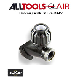 MAXAIR Female Lugged Elbow - Wall Mount - 3/4bsp to 25mm