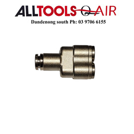Tube Union "Y" (Equal) Push-In Fittings - Various sizes + $10.60 Postage