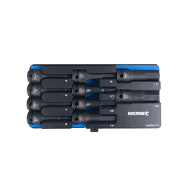 KINCROME HEX IMPACT SOCKET SET 10 PIECE 1/2" DRIVE - METRIC P/N K28210 INC FREE DELIVERY