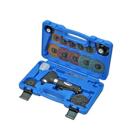 TRAX 2″& 3″ 97° 16 pc Angle Air Sander Kit  P/n ARX-AS601K Inc Free Delivery